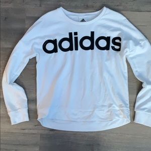 adidas long sleeve white shirt